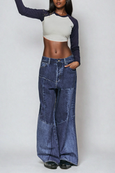 Aja Deconstruct Desenli Kot